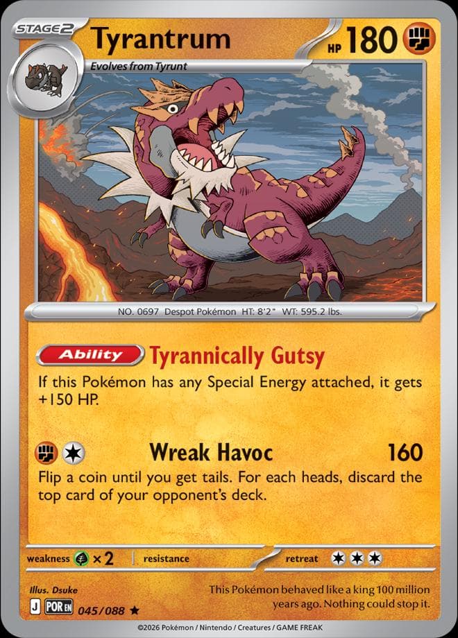 Tyrantrum #45 — Pokemon Perfect Order