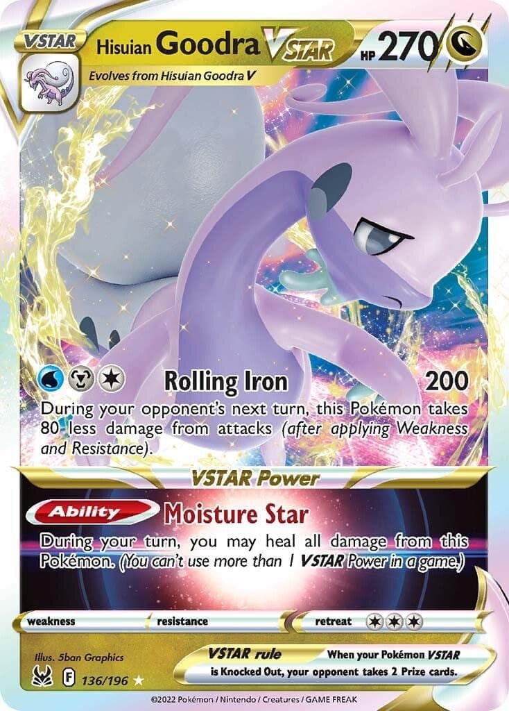Hisuian Goodra VSTAR #136 — Pokemon Lost Origin