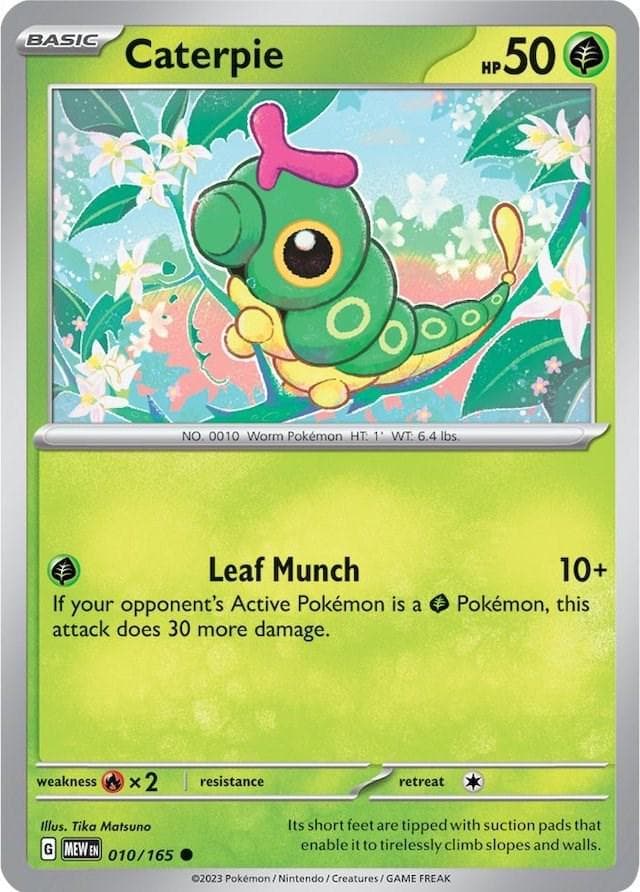 Caterpie #10 — Pokemon Scarlet & Violet 151
