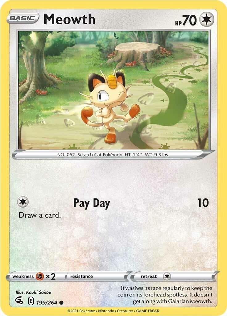 Meowth #199 — Pokemon Fusion Strike