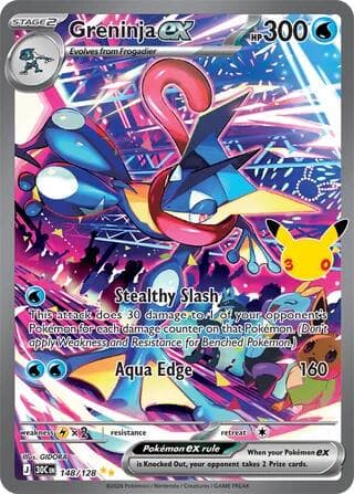 Greninja ex #148 — Pokemon 30th Celebration