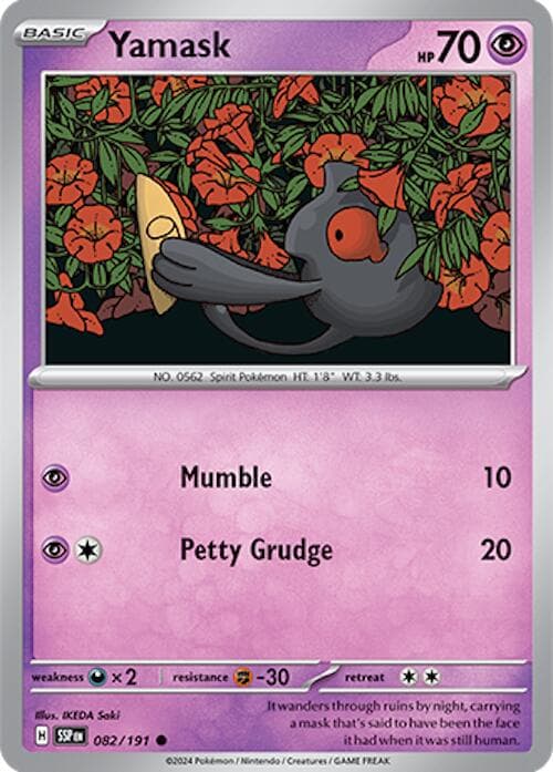 Yamask #82 — Pokemon Surging Sparks