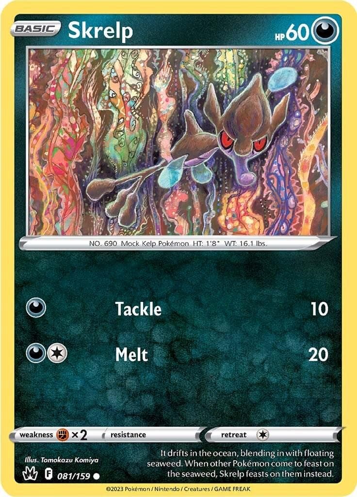 Skrelp #81 — Pokemon Crown Zenith