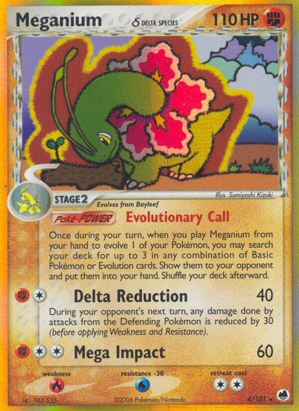 Meganium #4 — Pokemon Dragon Frontiers
