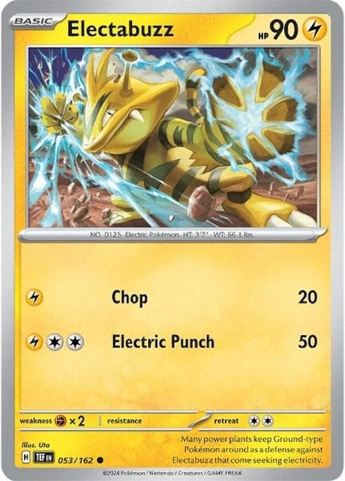 Electabuzz #53 — Pokemon Temporal Forces