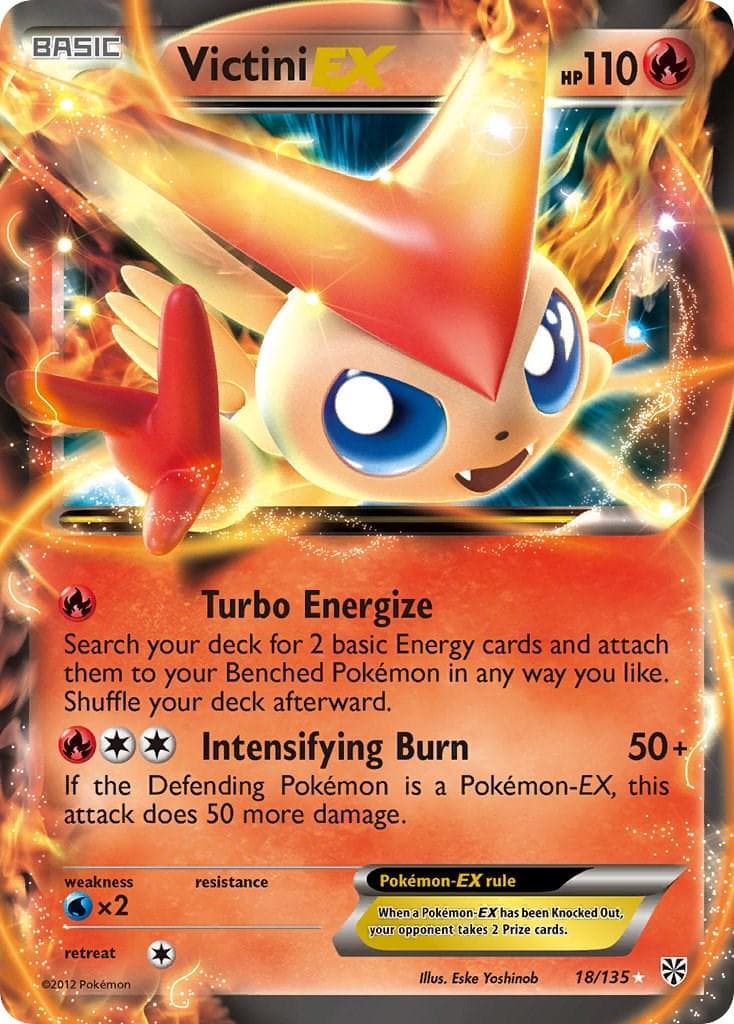 Victini EX #18 — Pokemon Plasma Storm