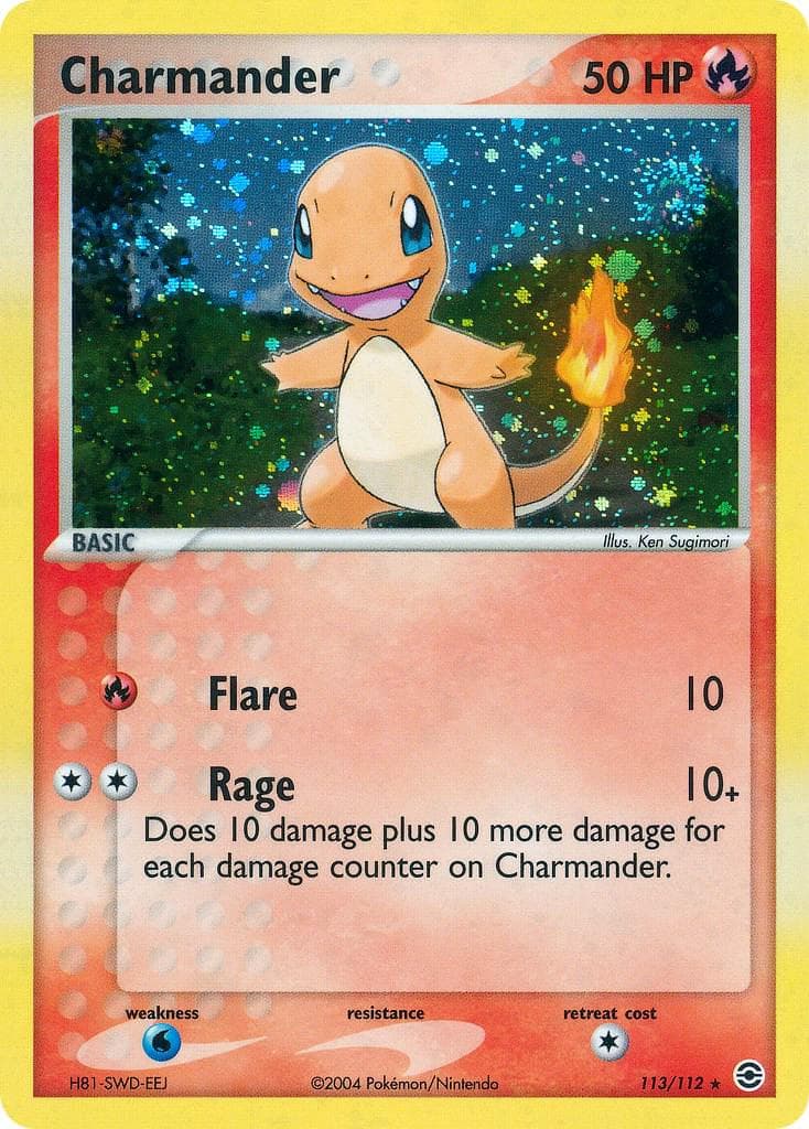 Charmander #113 — Pokemon Fire Red & Leaf Green