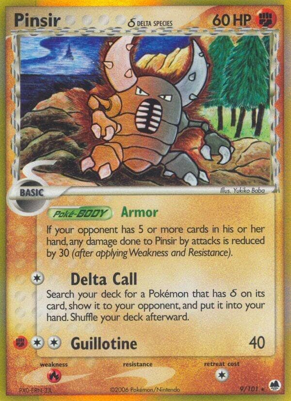 Pinsir #9 — Pokemon Dragon Frontiers