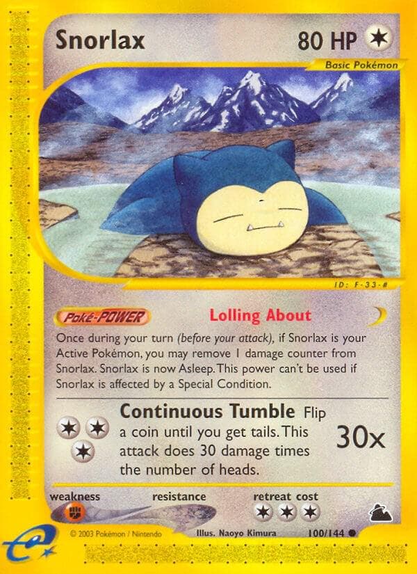 Snorlax #100 — Pokemon Skyridge