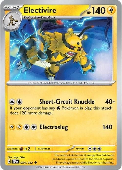 Electivire #54 — Pokemon Temporal Forces
