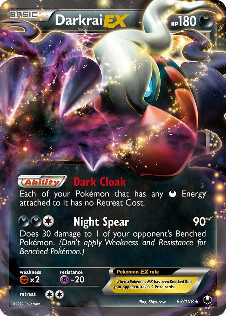 Darkrai EX #63 — Pokemon Dark Explorers
