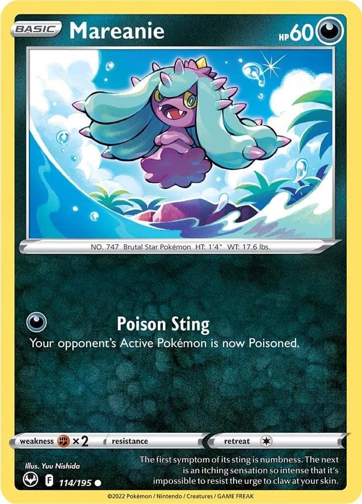 Mareanie #114 — Pokemon Silver Tempest