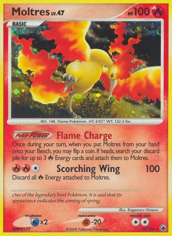 Moltres #10 — Pokemon Majestic Dawn