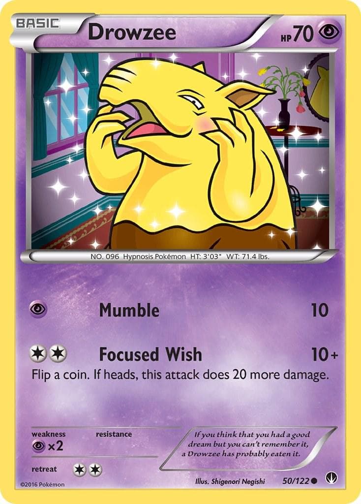 Drowzee #50 — Pokemon BREAKpoint