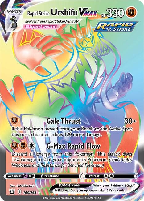 Rapid Strike Urshifu VMAX #169 — Pokemon Battle Styles