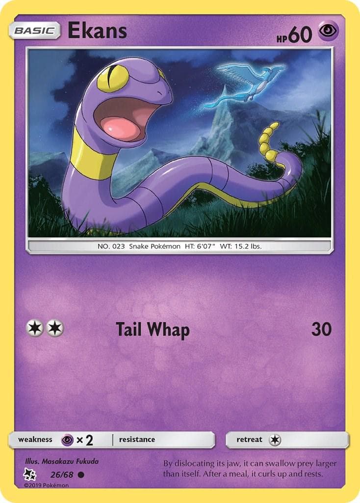 Ekans #26 — Pokemon Hidden Fates