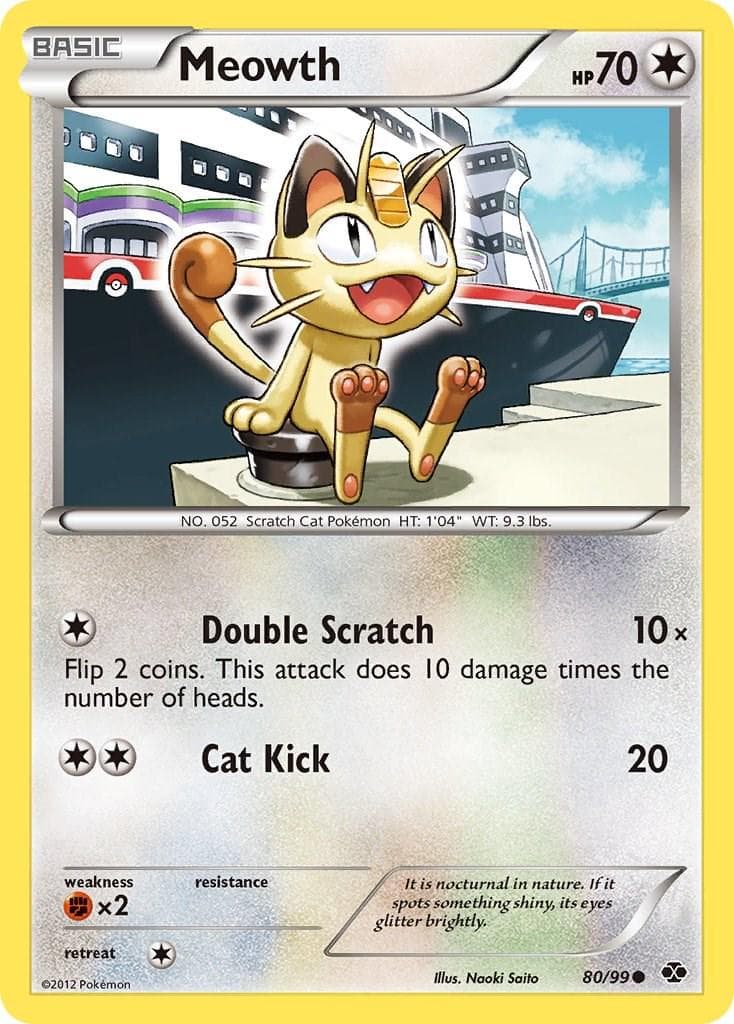 Meowth #80 — Pokemon Next Destinies