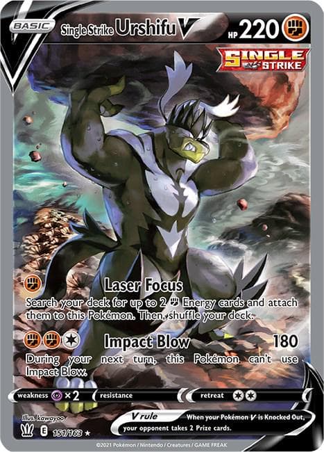Single Strike Urshifu V #151 — Pokemon Battle Styles