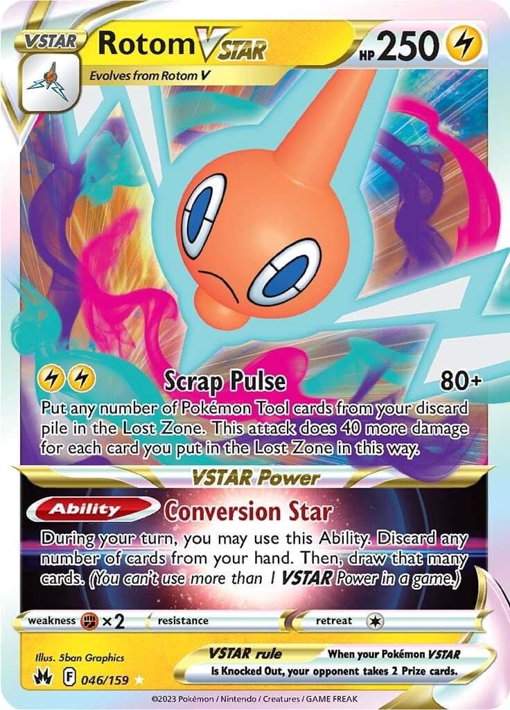 Rotom VSTAR #46 — Pokemon Crown Zenith