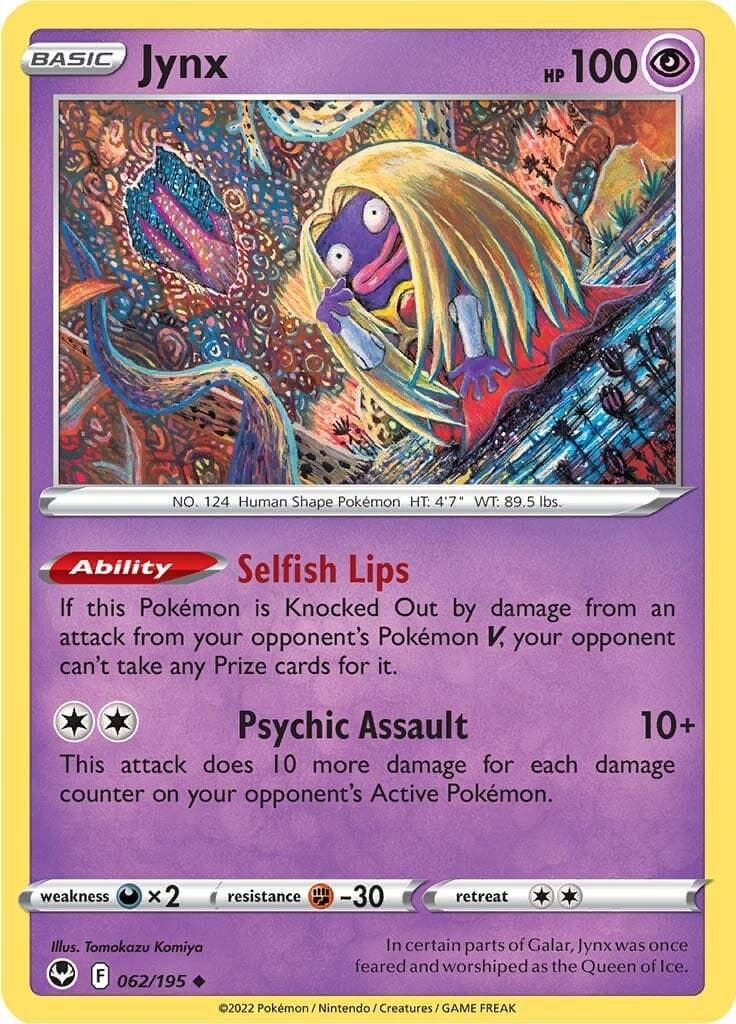 Jynx #62 — Pokemon Silver Tempest
