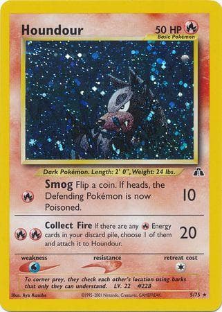 Houndour #5 — Pokemon Neo Discovery