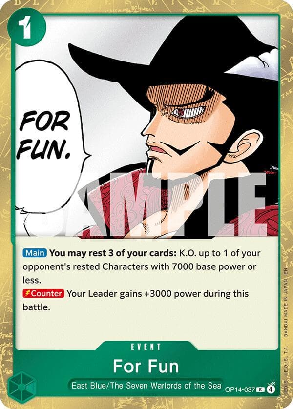 For Fun OP14-037 — One Piece Azure Sea's Seven