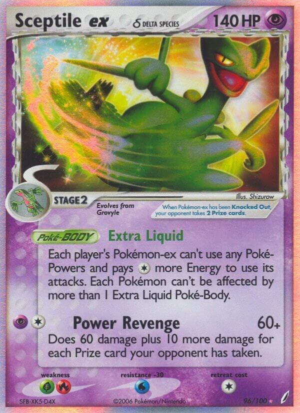 Sceptile EX #96 — Pokemon Crystal Guardians