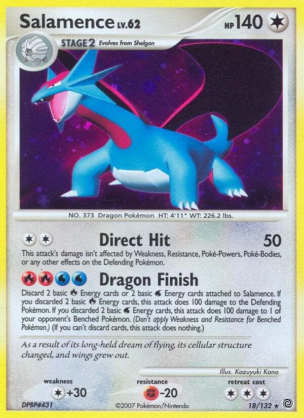Salamence #18 — Pokemon Secret Wonders