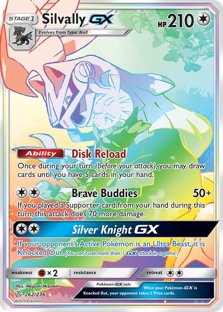 Silvally GX #262 — Pokemon Cosmic Eclipse