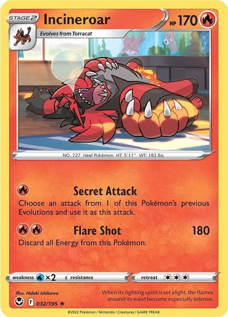 Incineroar #32 — Pokemon Silver Tempest