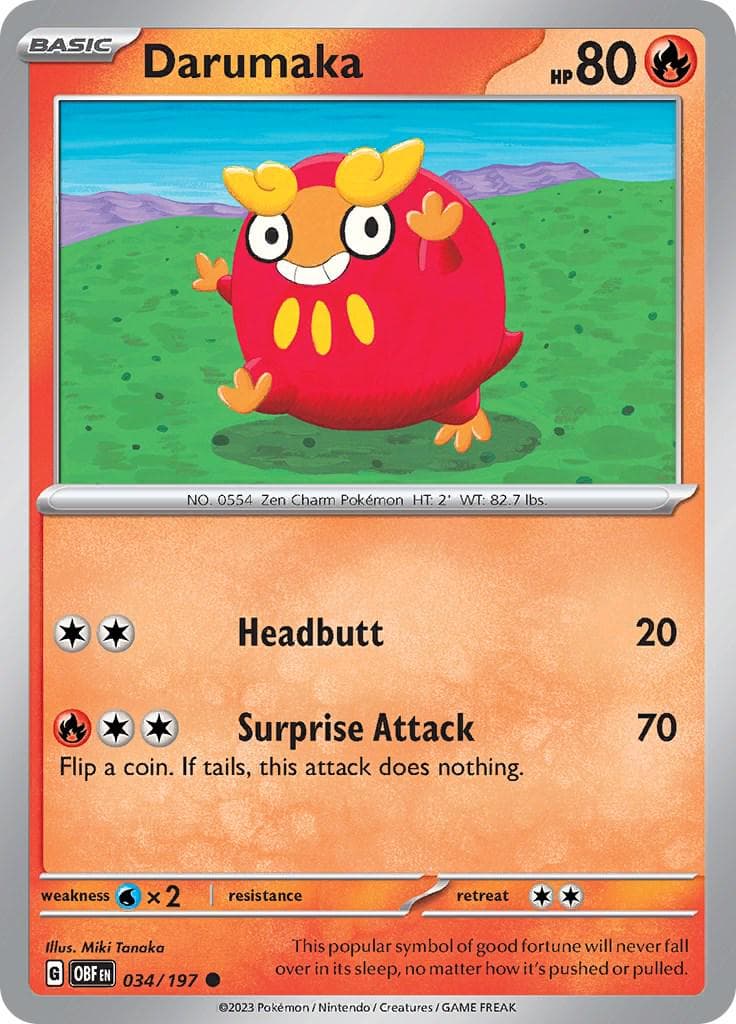 Darumaka #34 — Pokemon Obsidian Flames