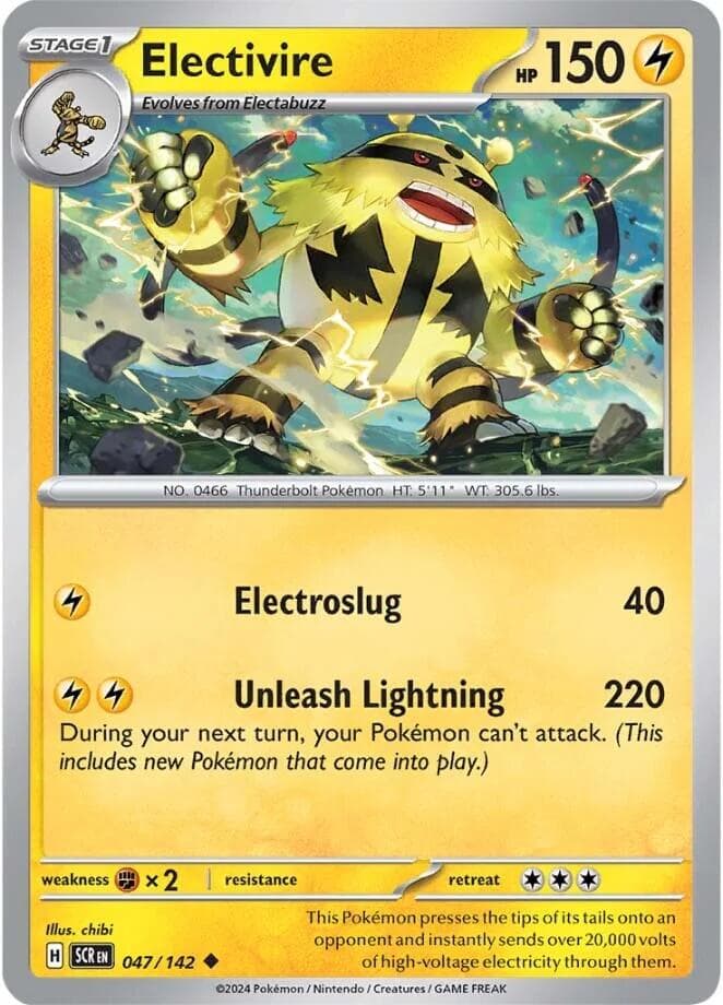 Electivire #47 — Pokemon Stellar Crown