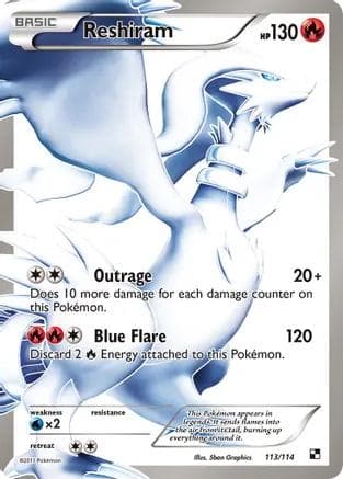 Reshiram #113 — Pokemon Black & White