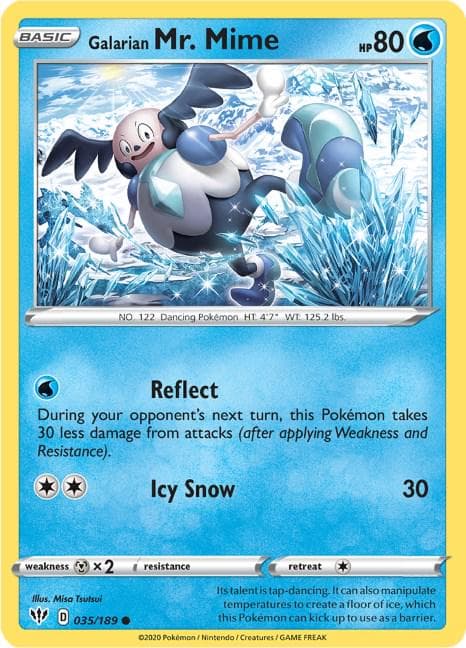 Galarian Mr. Mime #35 — Pokemon Darkness Ablaze