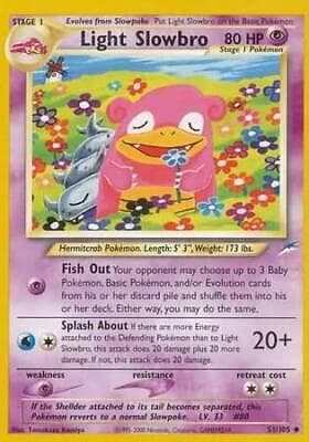 Light Slowbro #51 — Pokemon Neo Destiny