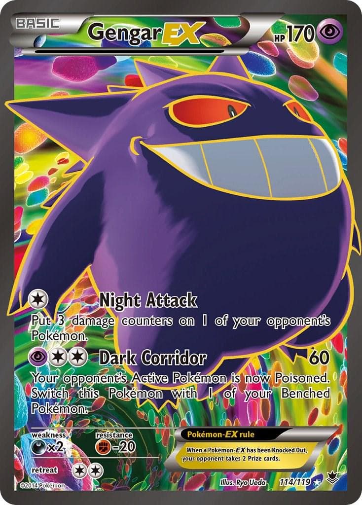Gengar EX #114 — Pokemon Phantom Forces