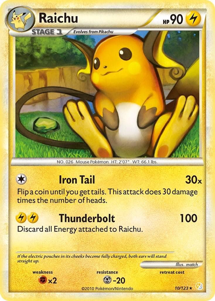 Raichu #10 — Pokemon HeartGold & SoulSilver