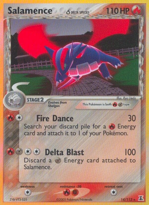 Salamence #14 — Pokemon Delta Species