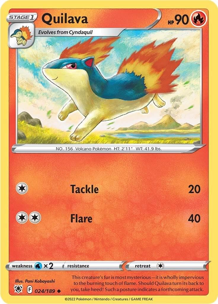 Quilava #24 — Pokemon Astral Radiance