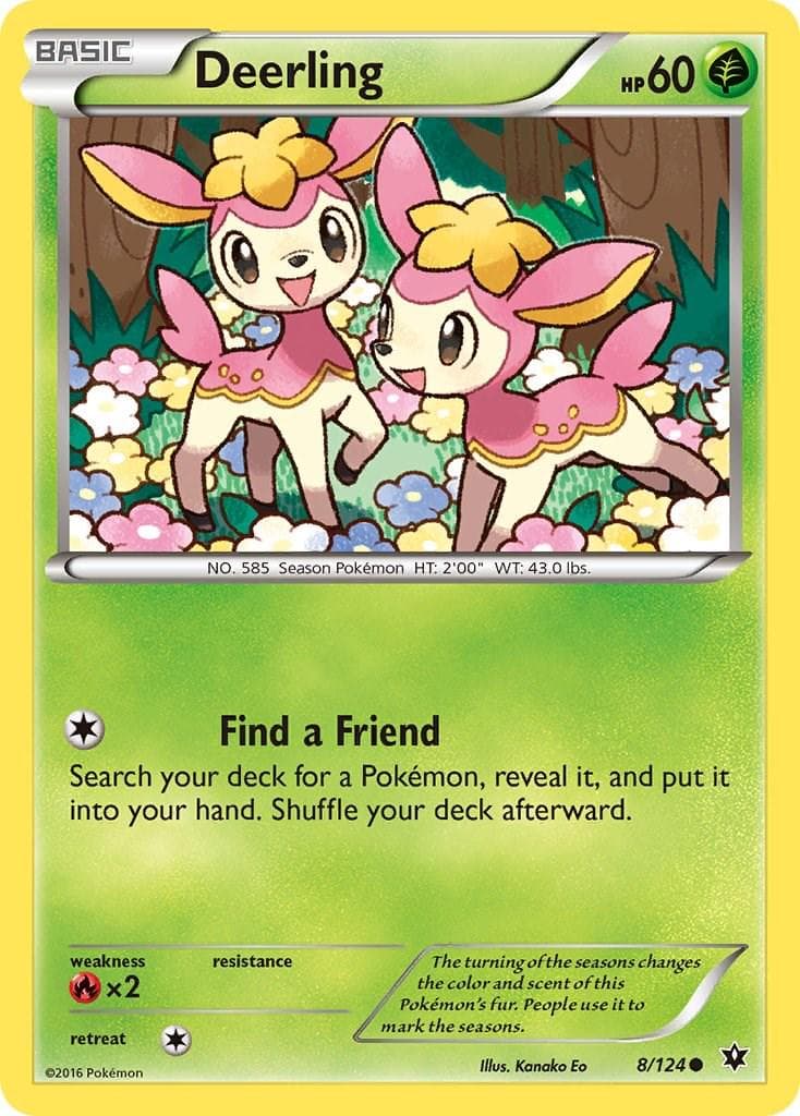 Deerling #8 — Pokemon Fates Collide