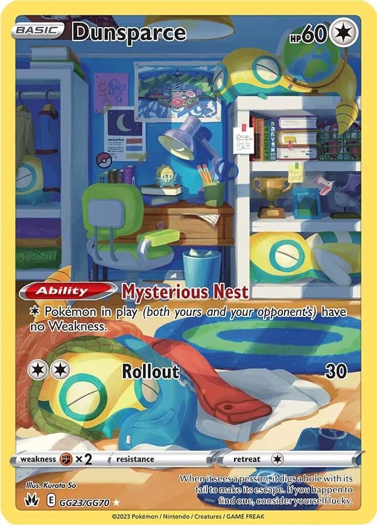 Dunsparce #GG23 — Pokemon Crown Zenith