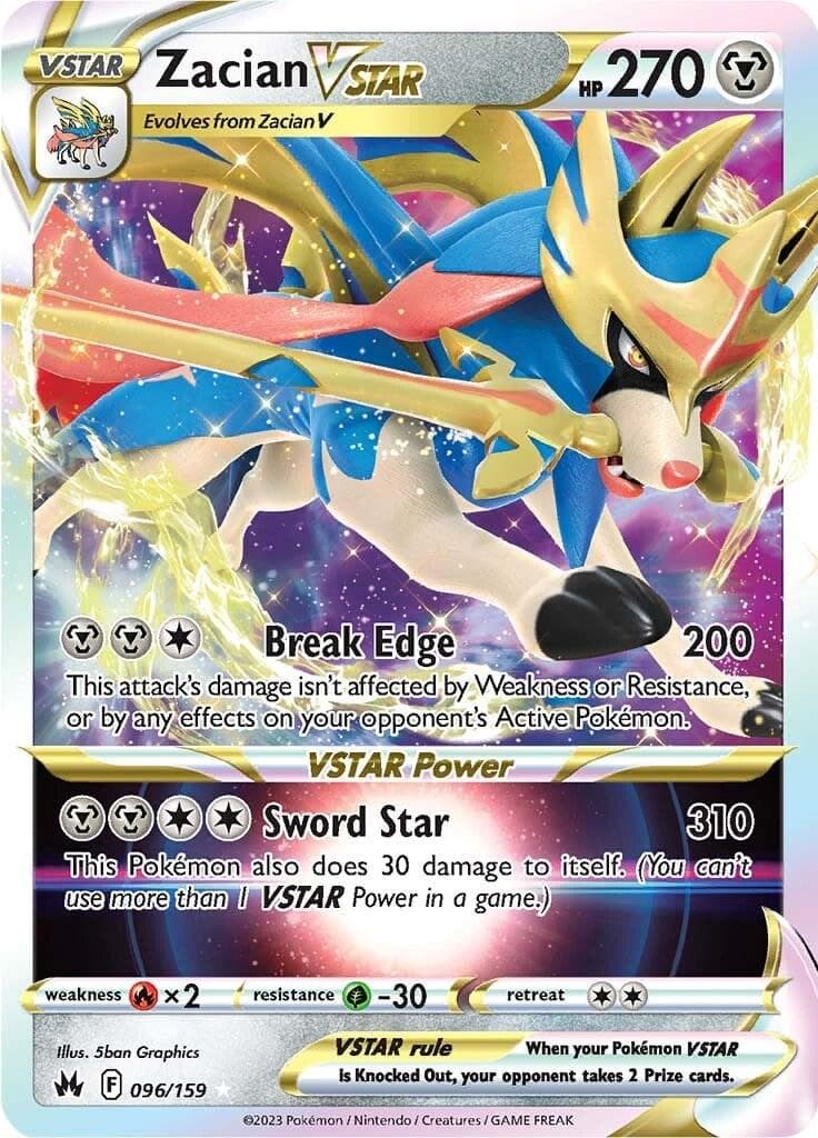 Zacian VSTAR #96 — Pokemon Crown Zenith