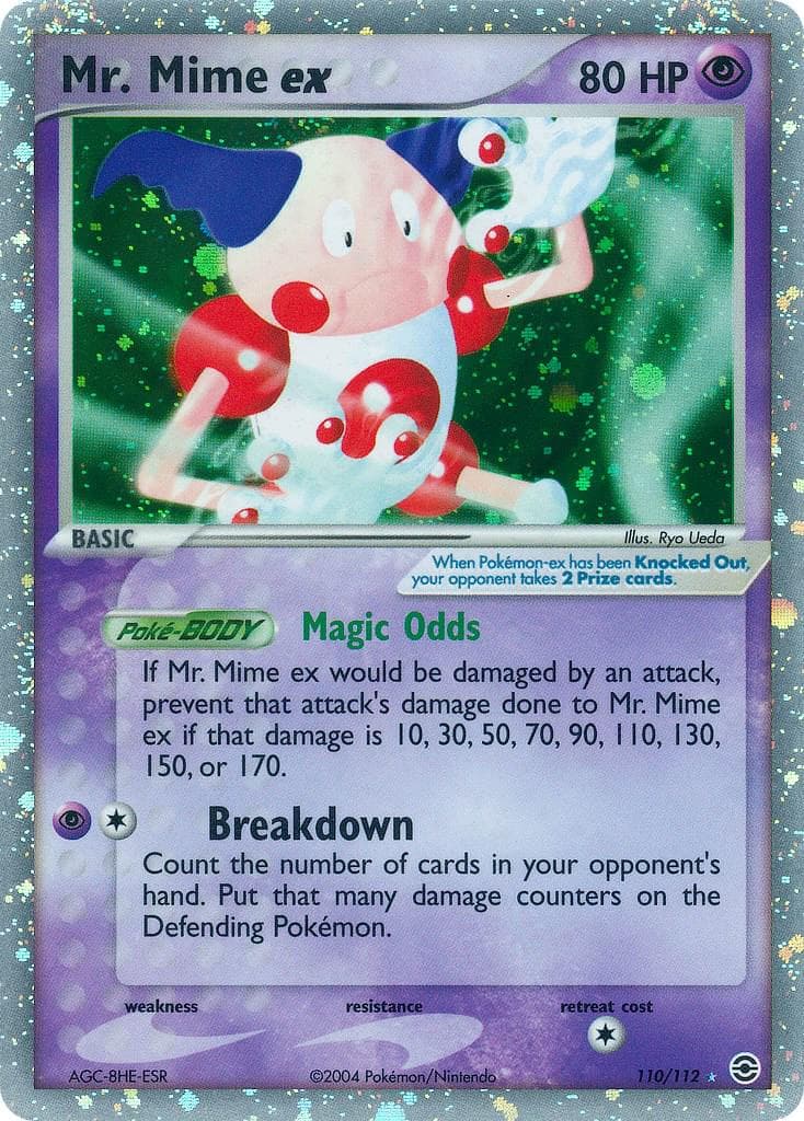 Mr. Mime EX #110 — Pokemon Fire Red & Leaf Green