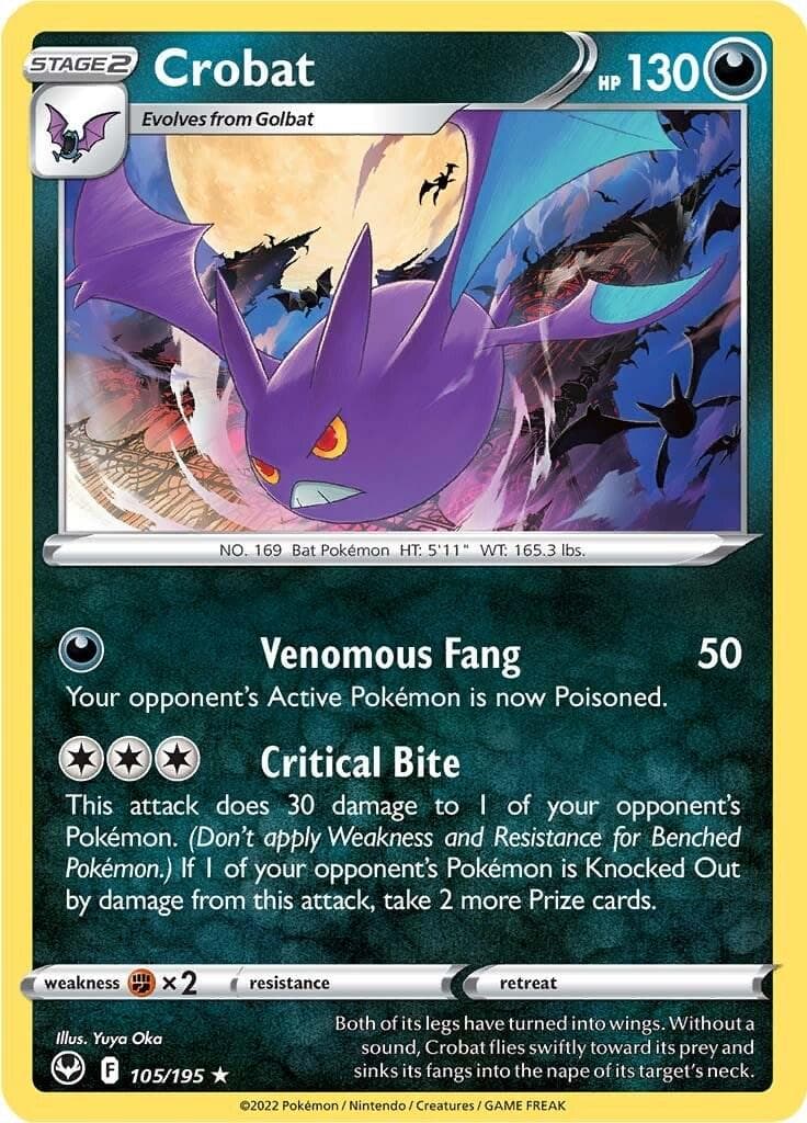 Crobat #105 — Pokemon Silver Tempest