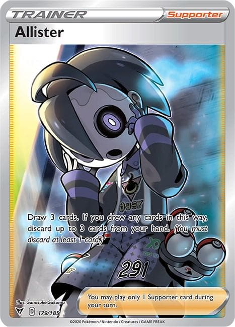 Allister #179 — Pokemon Vivid Voltage