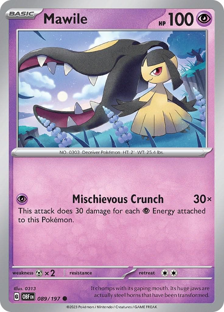 Mawile #89 — Pokemon Obsidian Flames