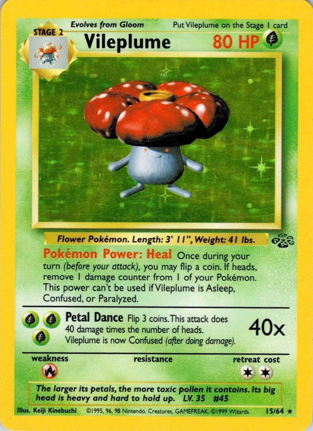 Vileplume #15 — Pokemon Jungle