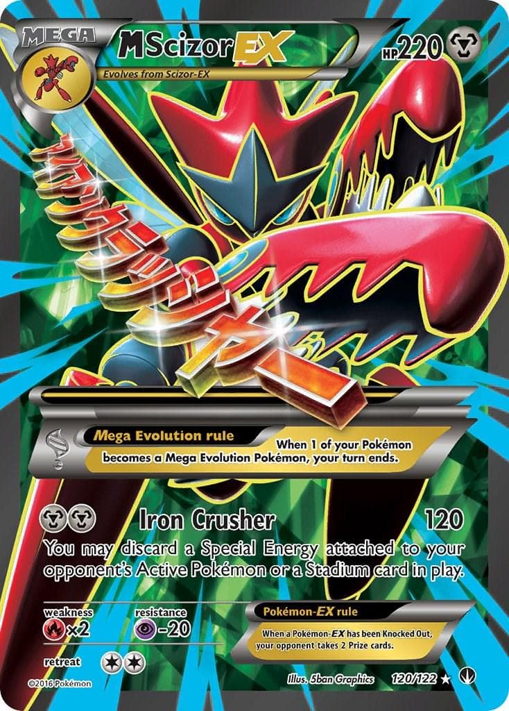 M Scizor EX #120 — Pokemon BREAKpoint