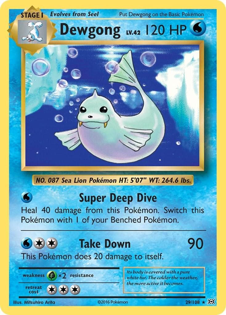 Dewgong #29 — Pokemon Evolutions