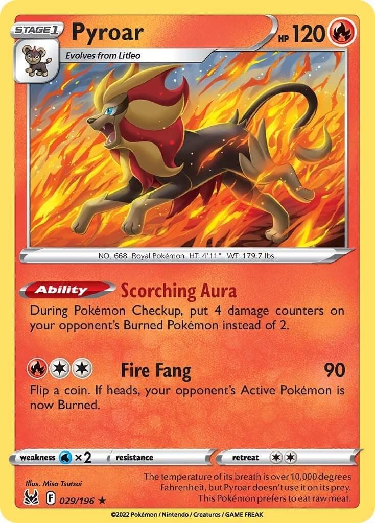 Pyroar #29 — Pokemon Lost Origin